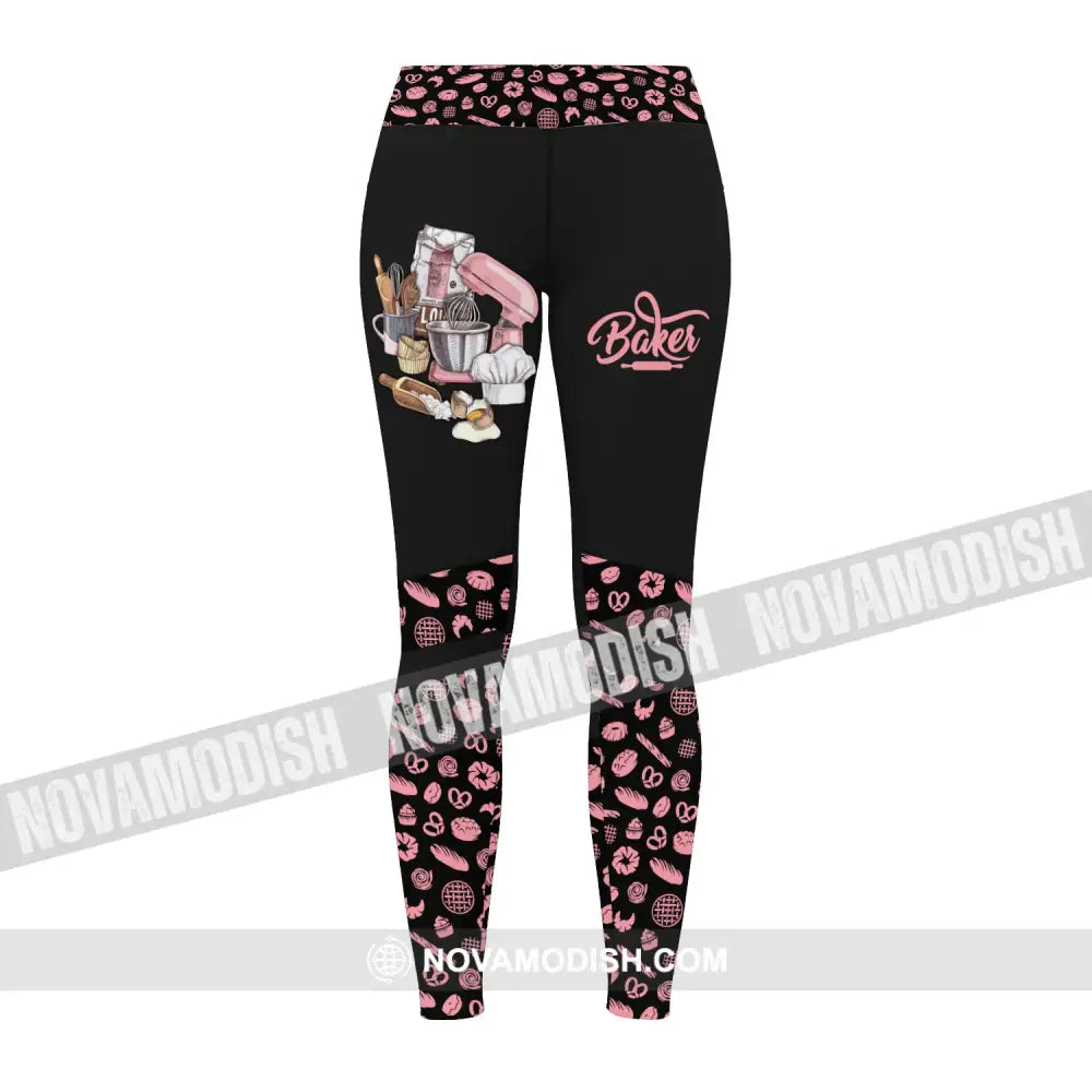 Women Clothing Baker Sportwear Legging Pants For