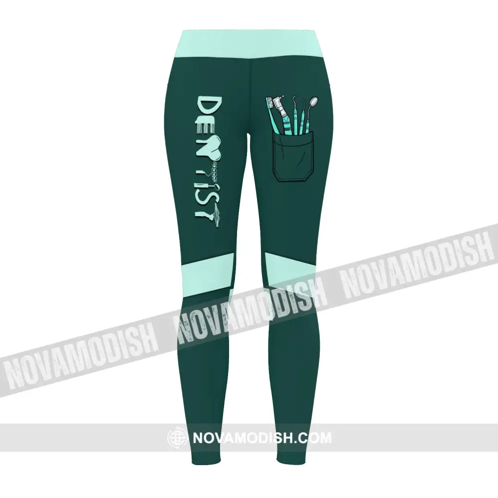 Women Clothing Dentist Legging Sportwear Pants For