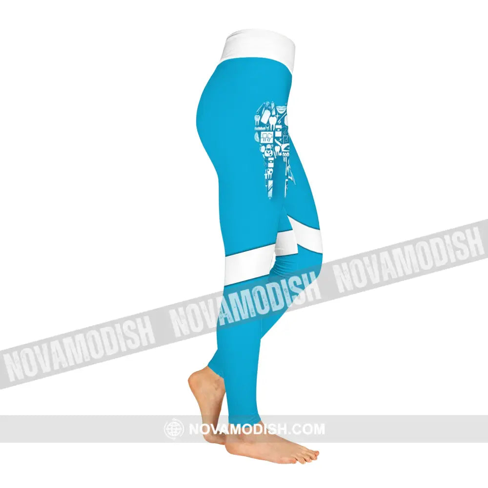 Women Clothing Dentist Legging Sportwear Pants For