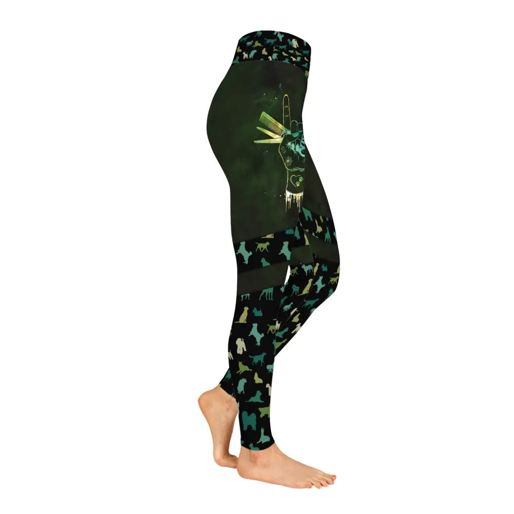 Women Clothing Groomer Legging Pants For