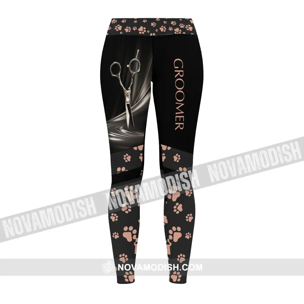 Women Clothing Groomer Legging Pants For S