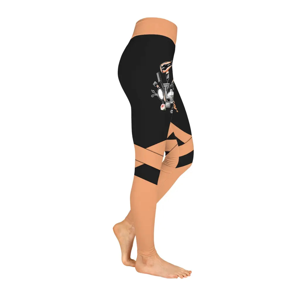 Women Clothing Hairdresser Legging Sportwear Pants For