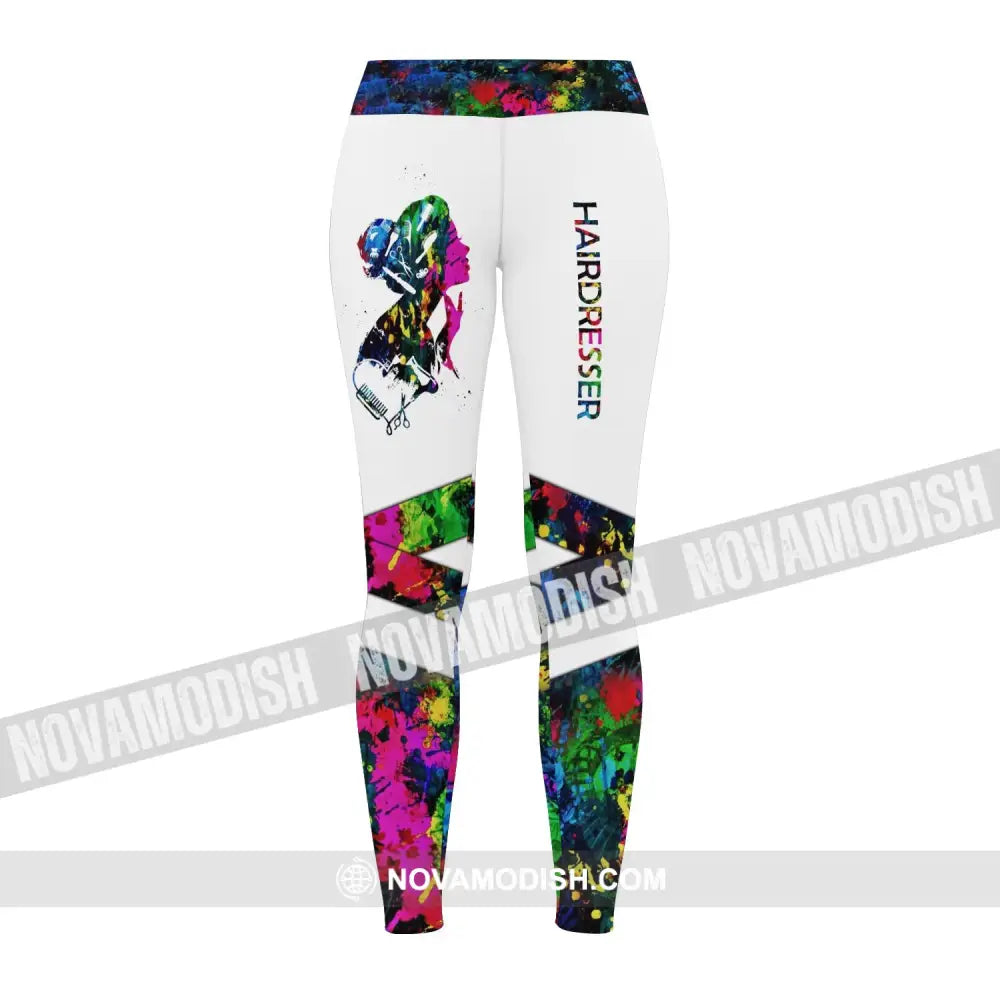 Women Clothing Hairdresser Legging Sportwear Pants For