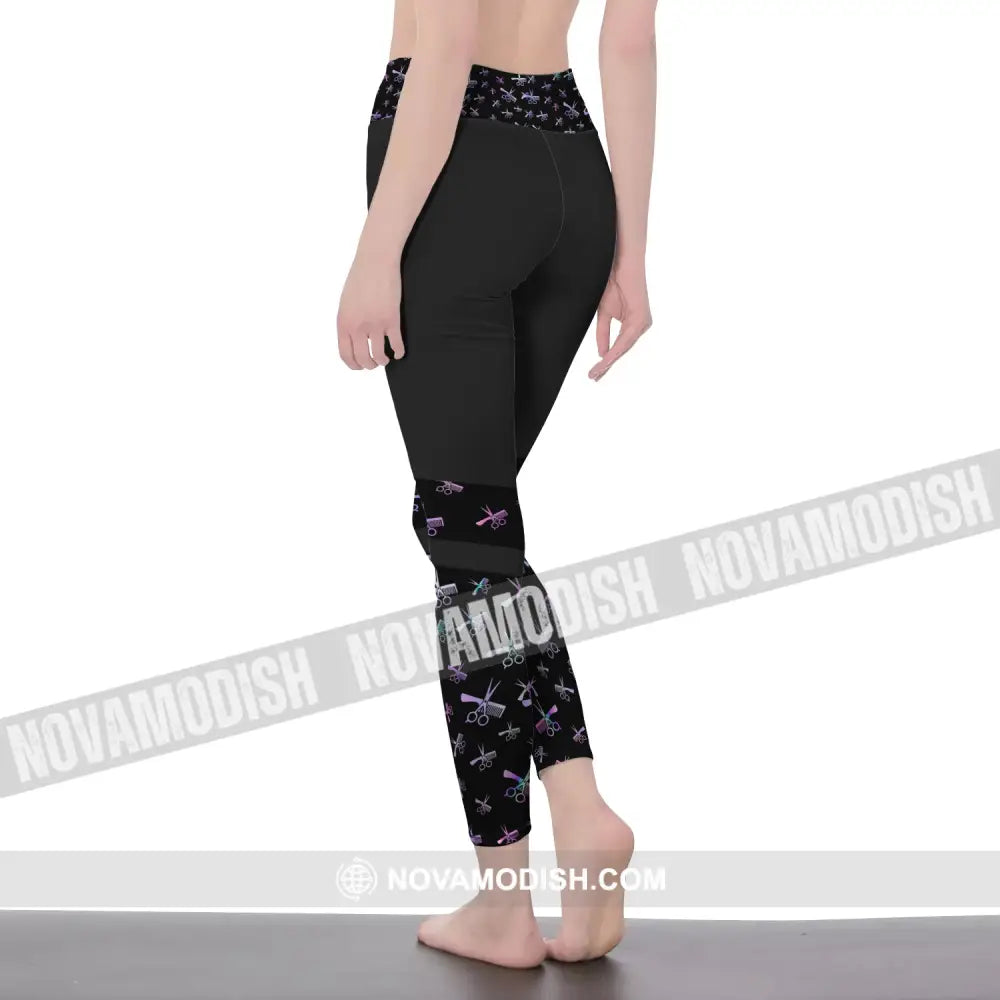 Women Clothing Hairdresser Legging Sportwear Pants For