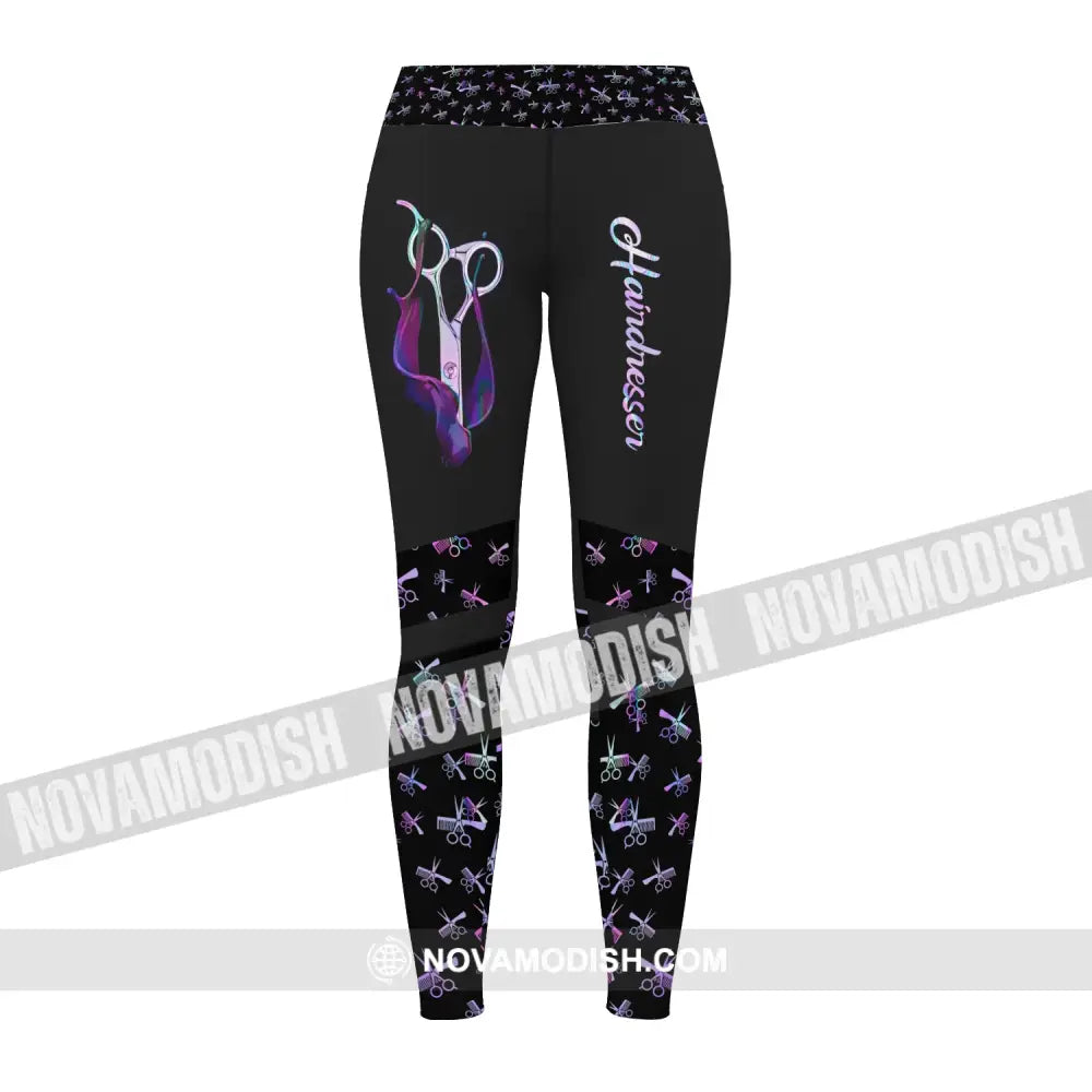 Women Clothing Hairdresser Legging Sportwear Pants For