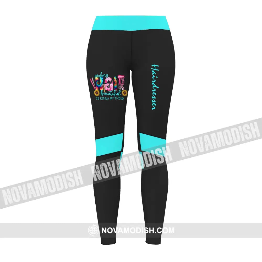 Women Clothing Hairdresser Legging Sportwear Pants For