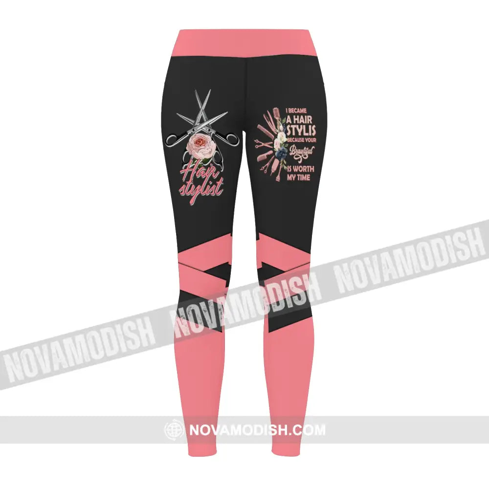 Women Clothing Hairdresser Legging Sportwear Pants For