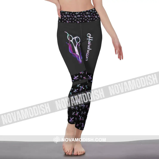 Women Clothing Hairdresser Legging Sportwear Pants For S