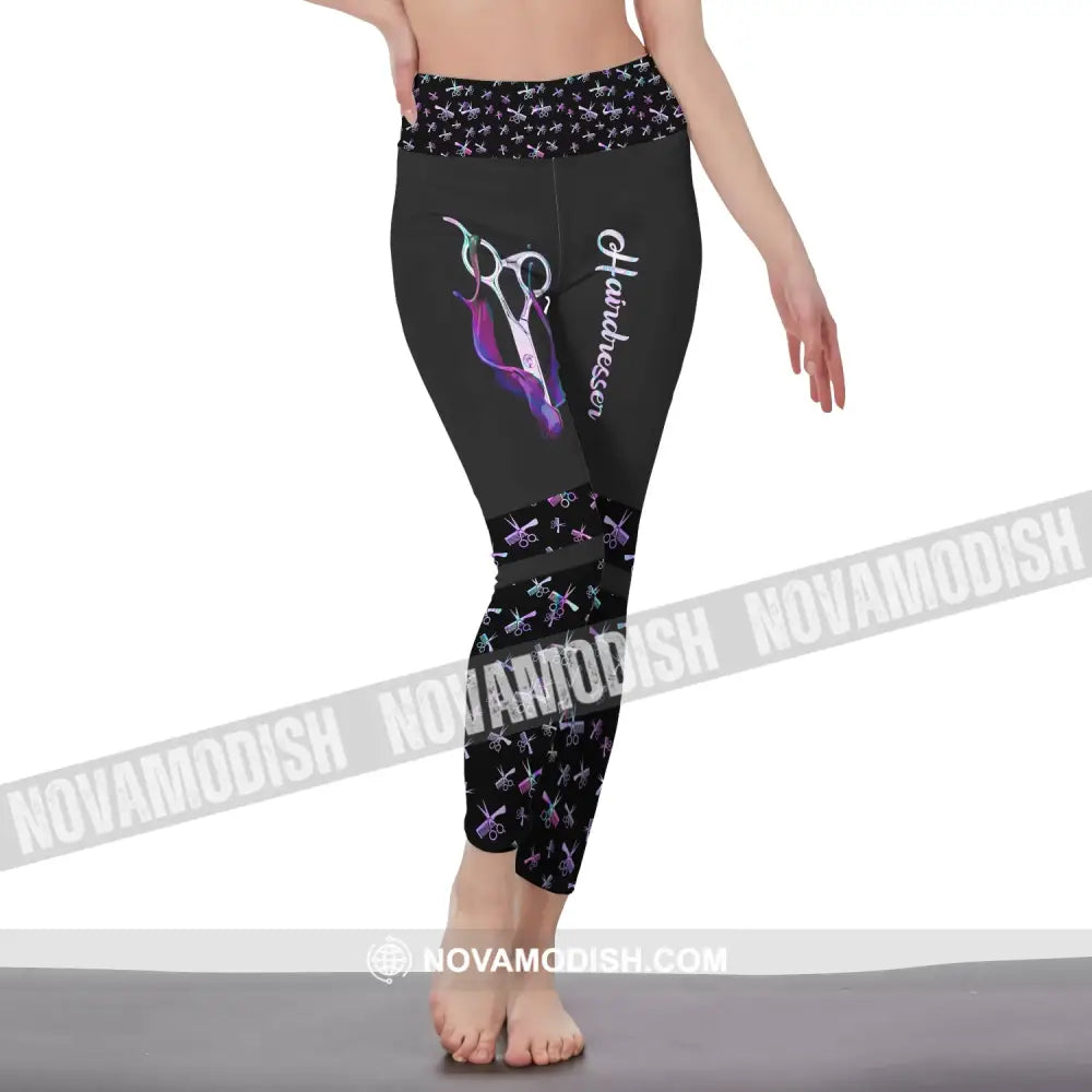 Women Clothing Hairdresser Legging Sportwear Pants For S