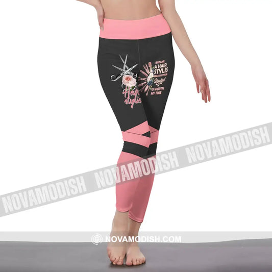 Women Clothing Hairdresser Legging Sportwear Pants For S