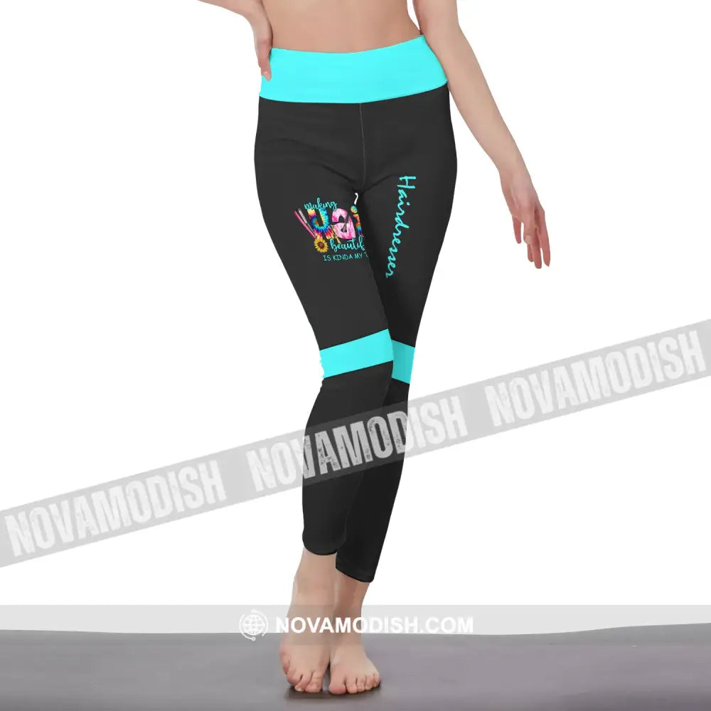 Women Clothing Hairdresser Legging Sportwear Pants For S