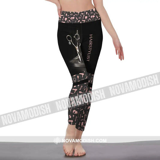 Women Clothing Hairstylist Legging Pants For