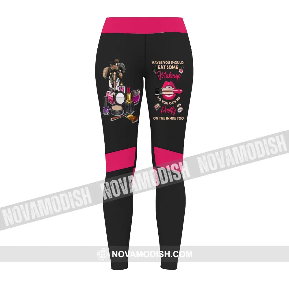 Women Clothing Makeup Artist Sportwear Legging Pants For