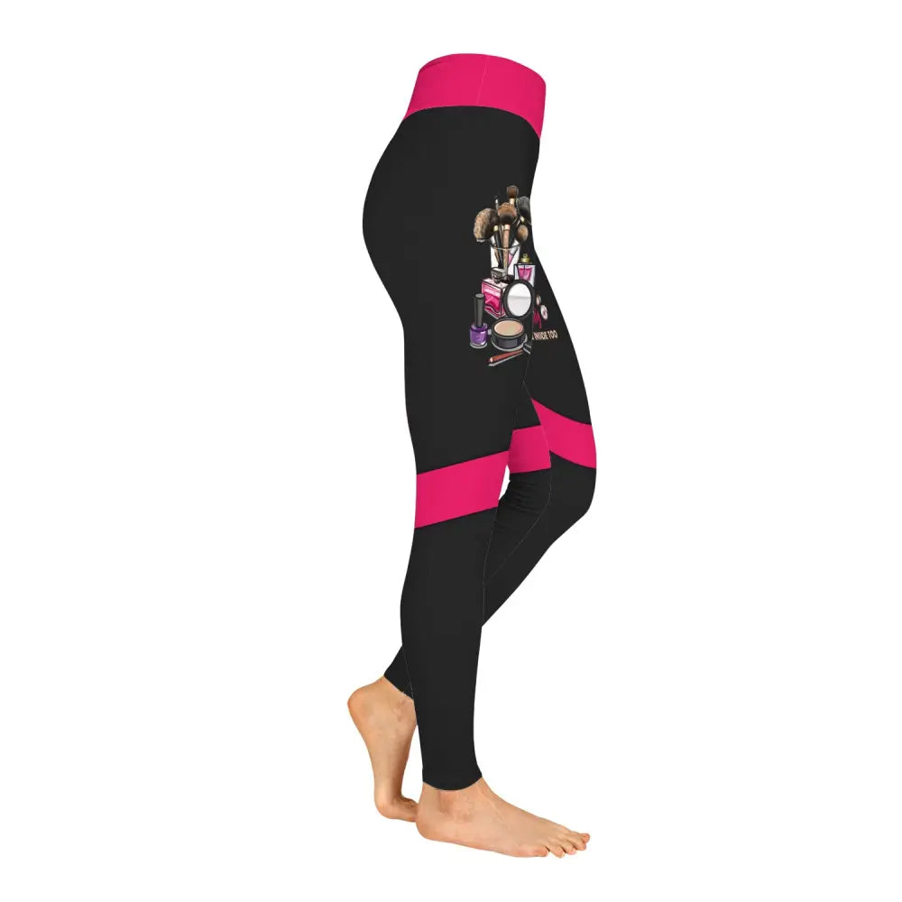 Women Clothing Makeup Artist Sportwear Legging Pants For