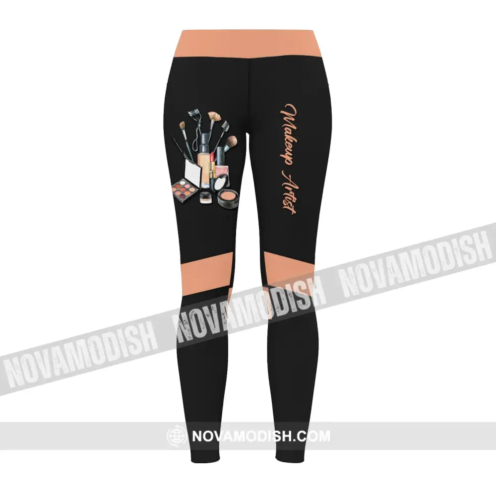 Women Clothing Makeup Artist Sportwear Legging Pants For