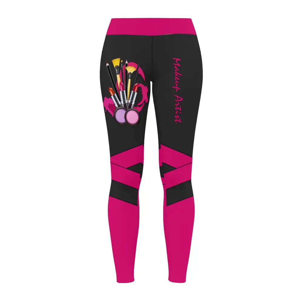 Women Clothing Makeup Artist Sportwear Legging Pants For