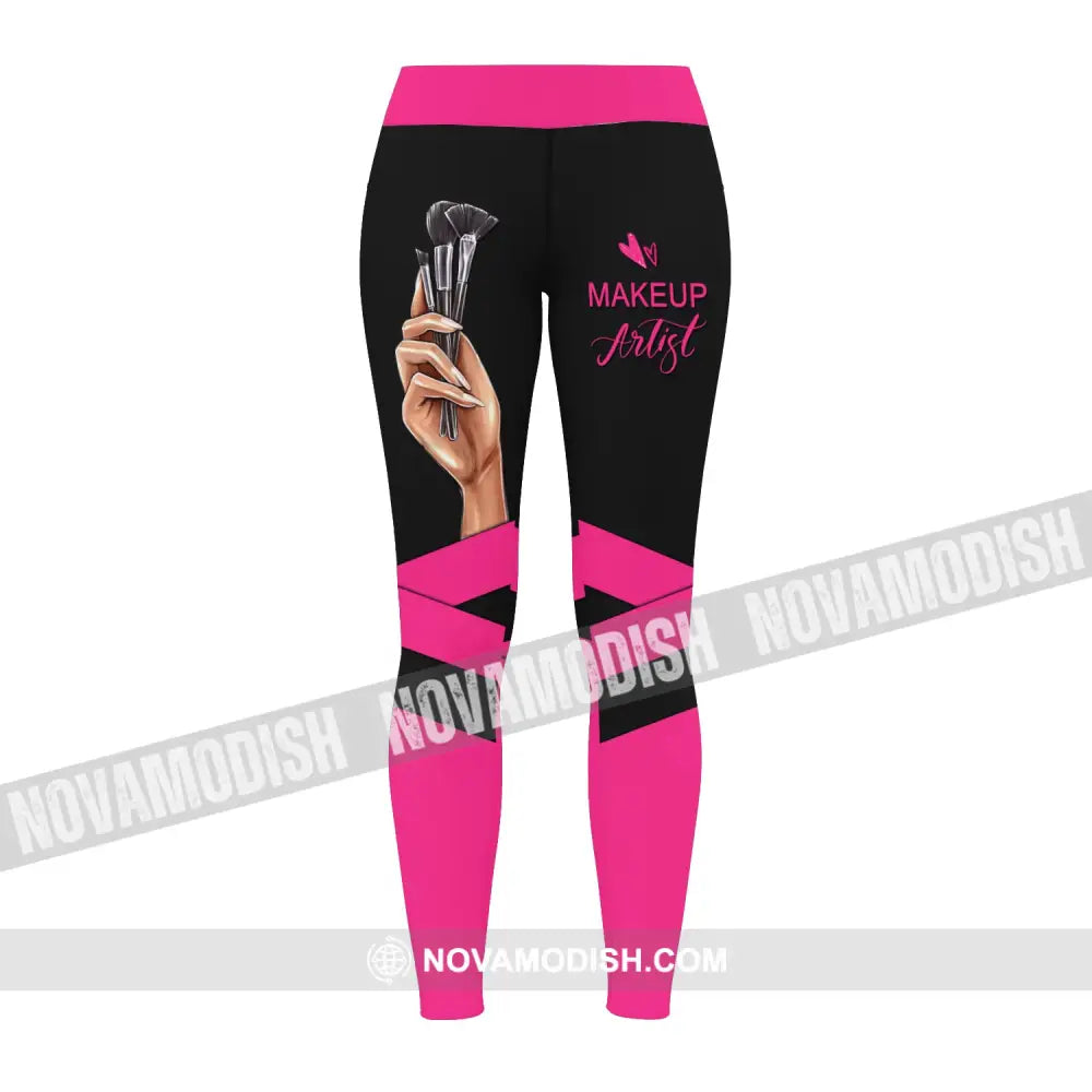 Women Clothing Makeup Artist Sportwear Legging Pants For