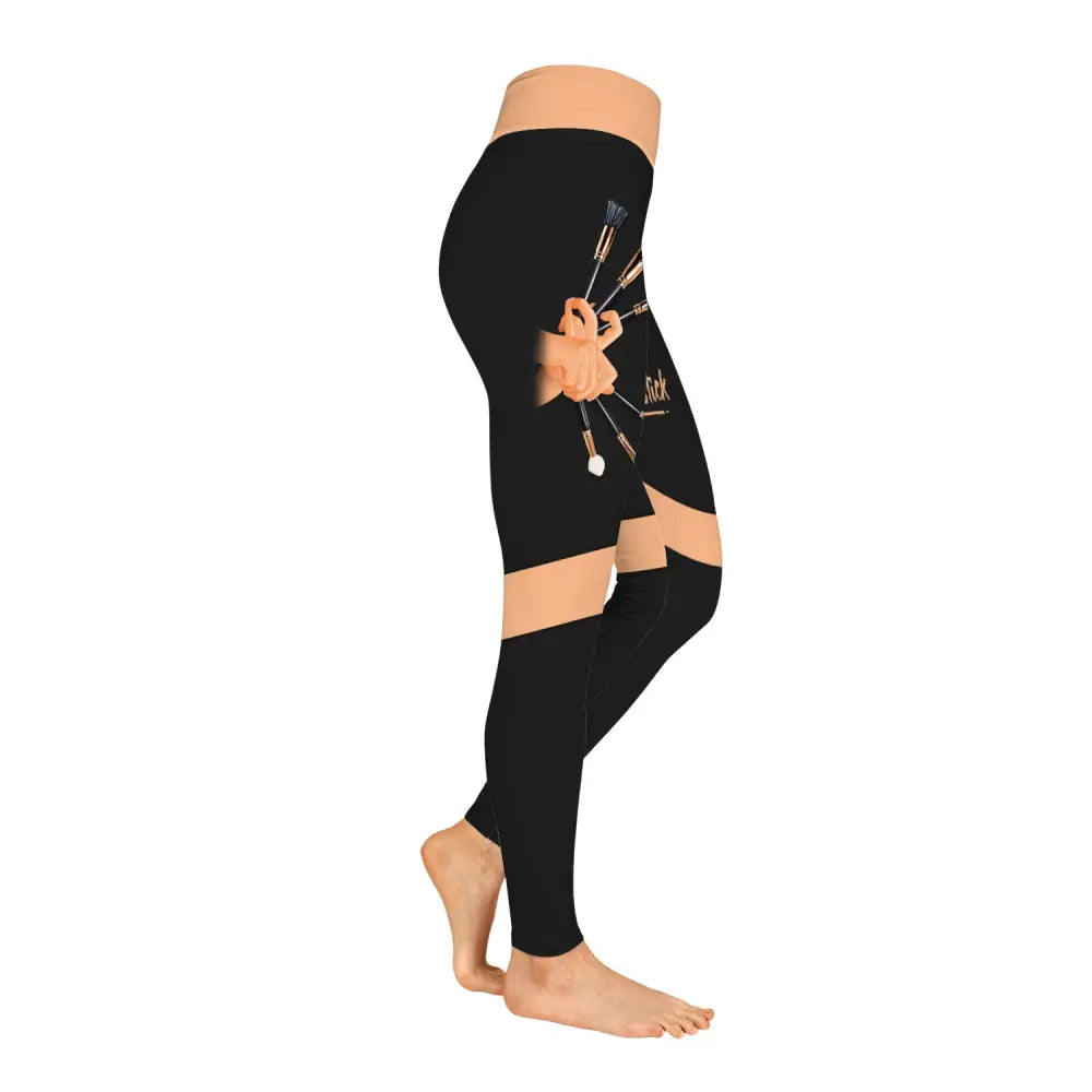 Women Clothing Makeup Artist Sportwear Legging Pants For