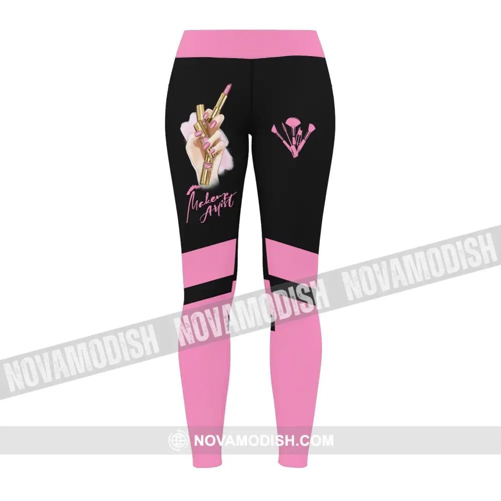 Women Clothing Makeup Artist Sportwear Legging Pants For