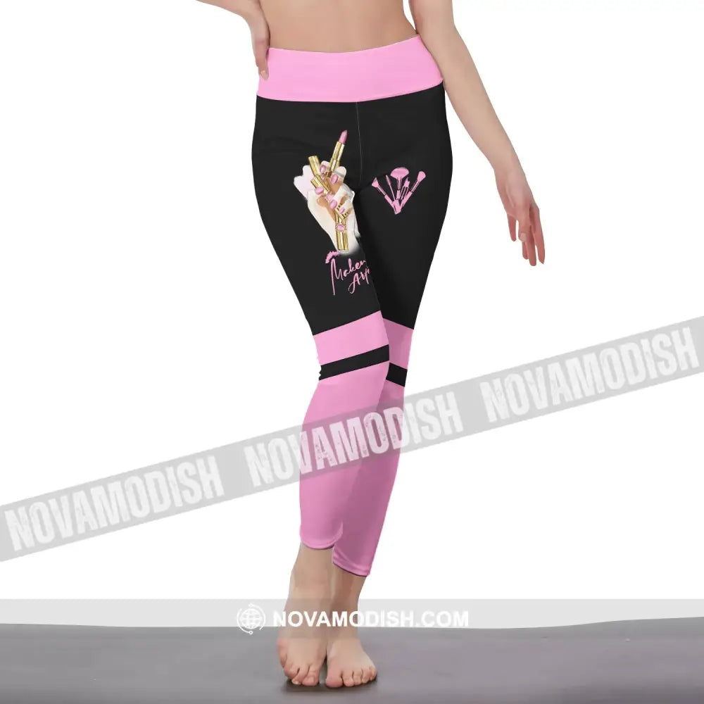 Women Clothing Makeup Artist Sportwear Legging Pants For S