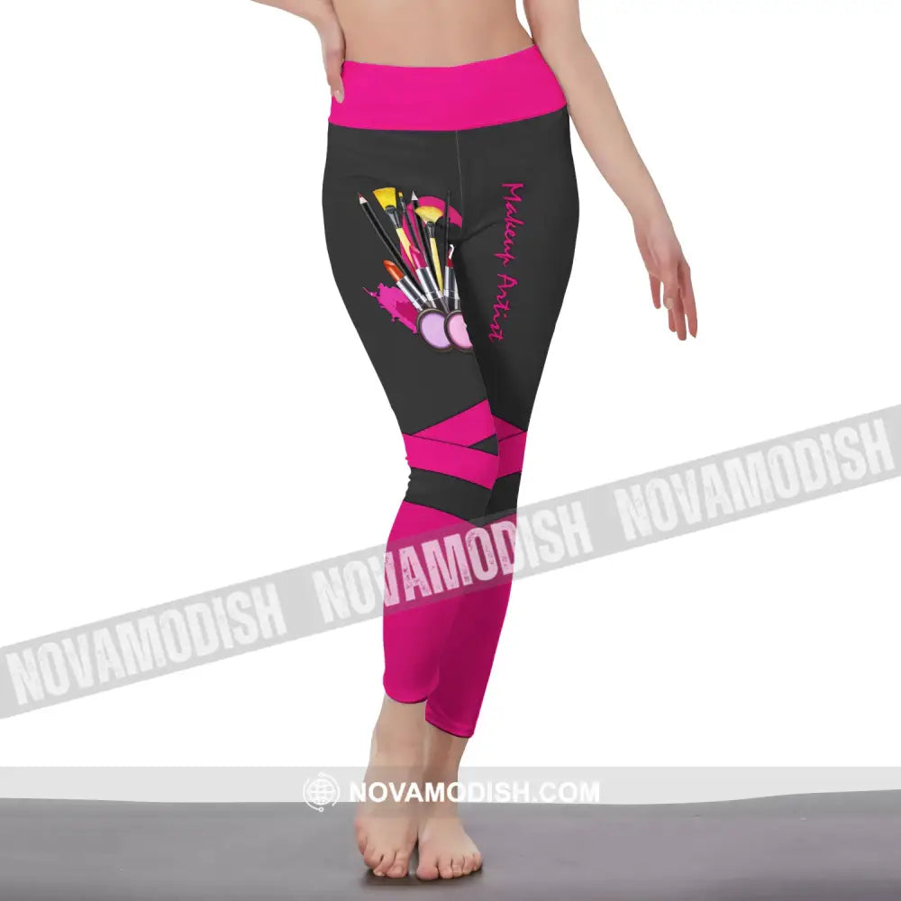 Women Clothing Makeup Artist Sportwear Legging Pants For S