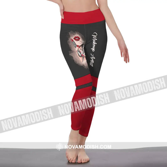 Women Clothing Makeup Artist Sportwear Legging Pants For S