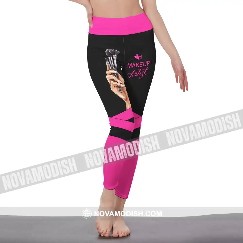 Women Clothing Makeup Artist Sportwear Legging Pants For S