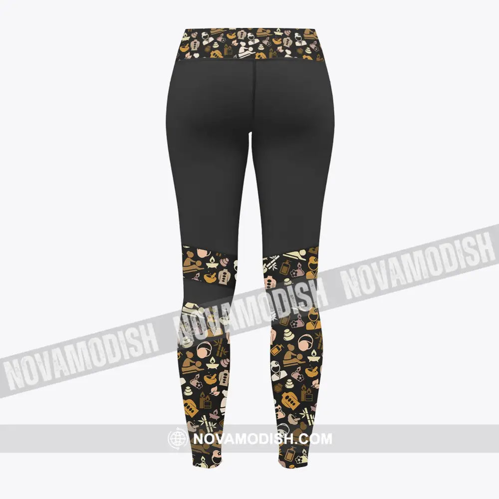 Women Clothing Massage Therapist Sportwear Legging Pants For