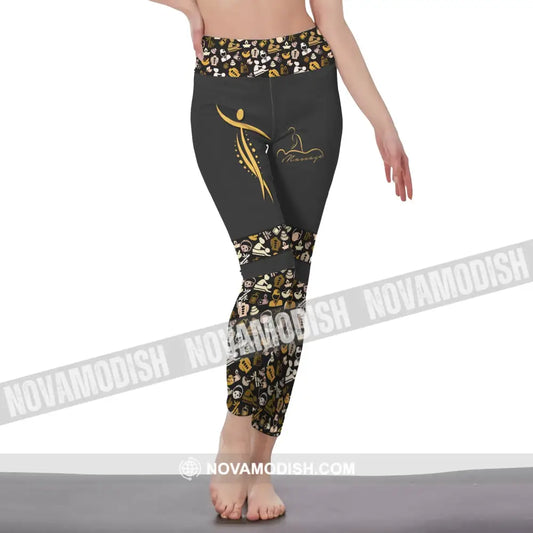 Women Clothing Massage Therapist Sportwear Legging Pants For S