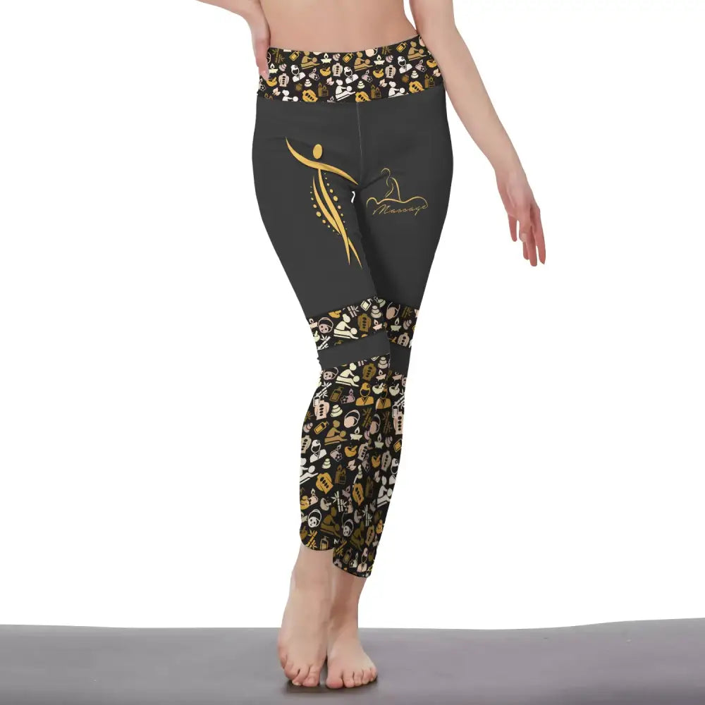 Women Clothing Massage Therapist Sportwear Legging Pants For S