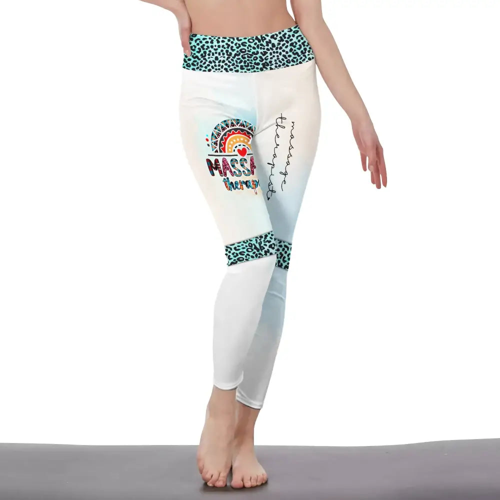 Women Clothing Massage Therapist Sportwear Legging Pants For S