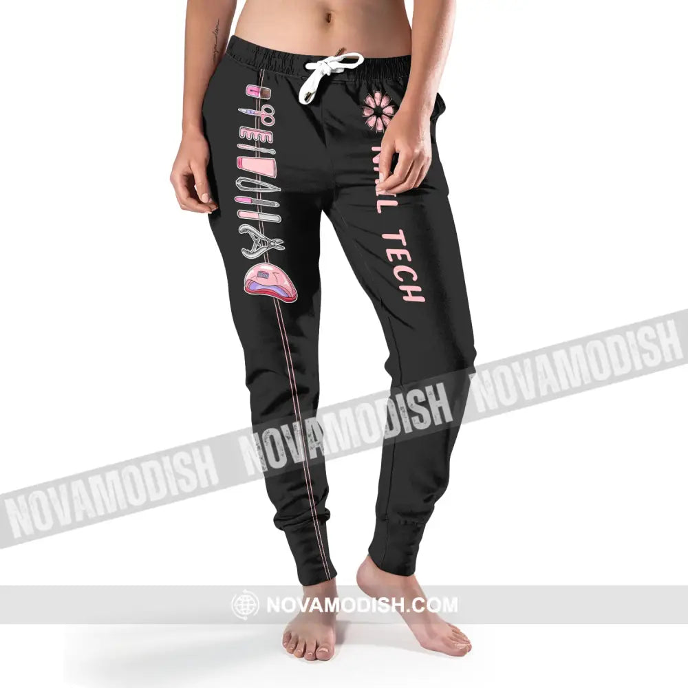 Women Clothing Nail Tech Jogger Sportwear Pant For Pants