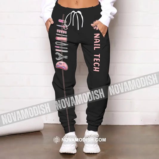 Women Clothing Nail Tech Jogger Sportwear Pant For Pants