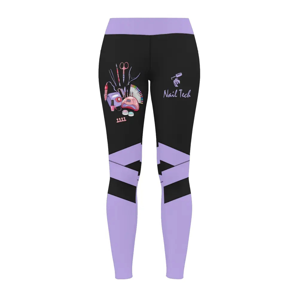 Women Clothing Nail Tech Sportwear Legging Pants For