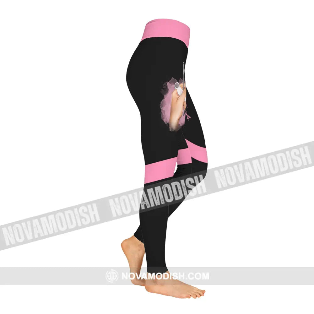 Women Clothing Nail Tech Sportwear Legging Pants For