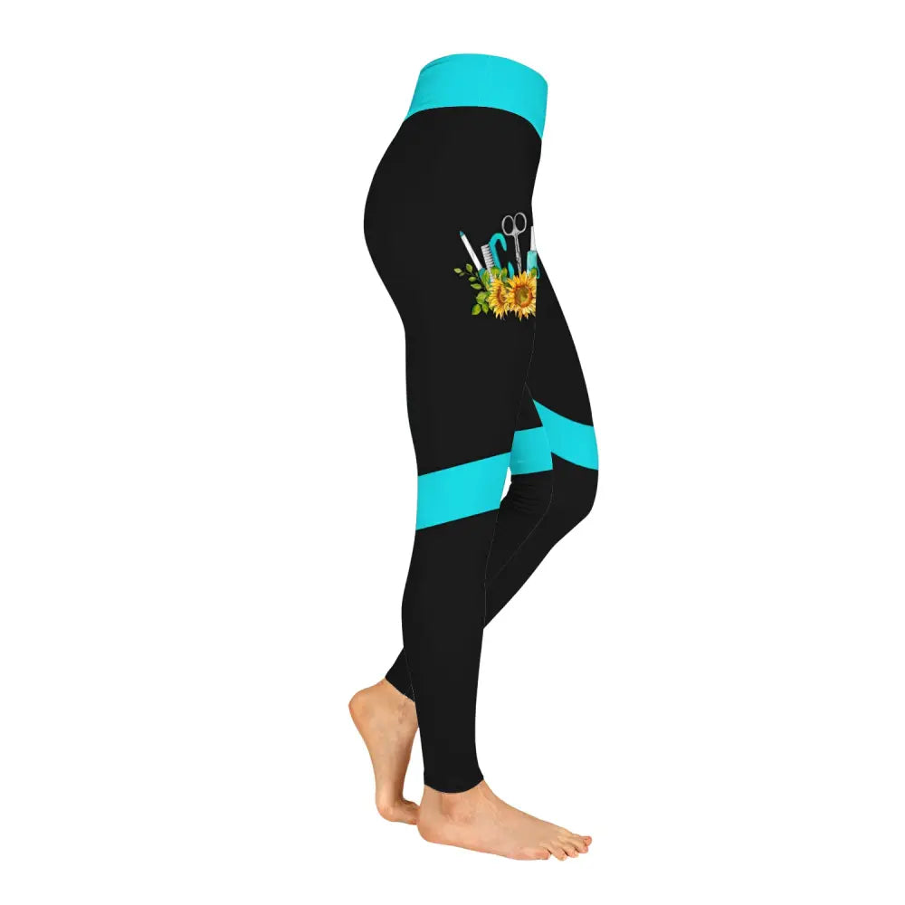 Women Clothing Nail Tech Sportwear Legging Pants For