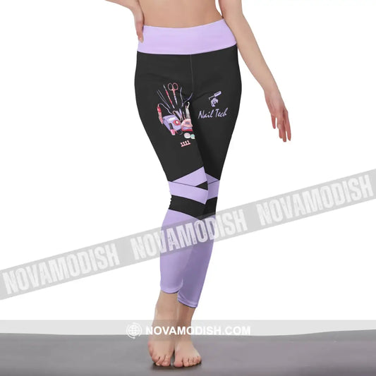 Women Clothing Nail Tech Sportwear Legging Pants For S