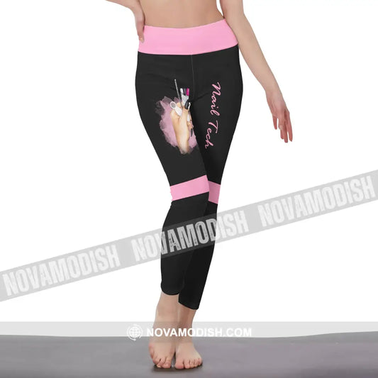 Women Clothing Nail Tech Sportwear Legging Pants For S