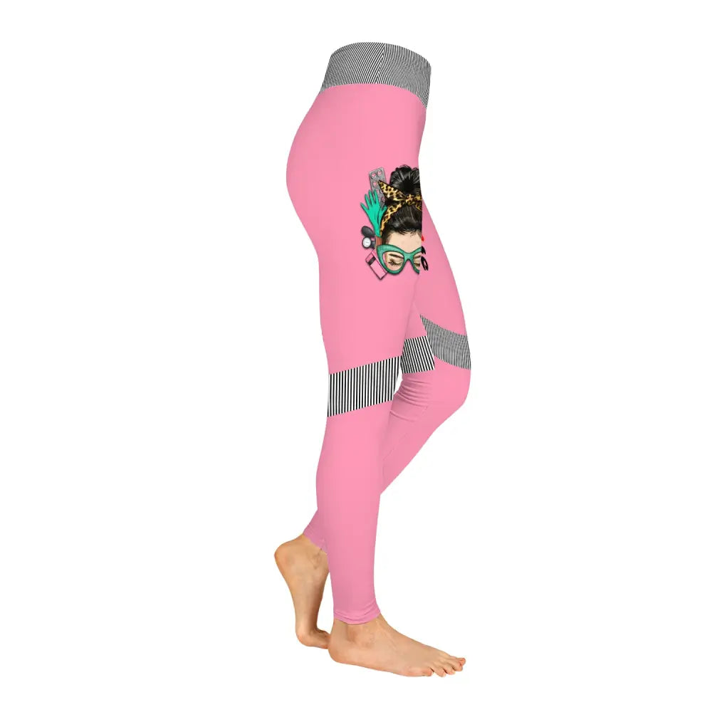 Women Clothing Nurse Sportwear Cna Life Legging Pants For
