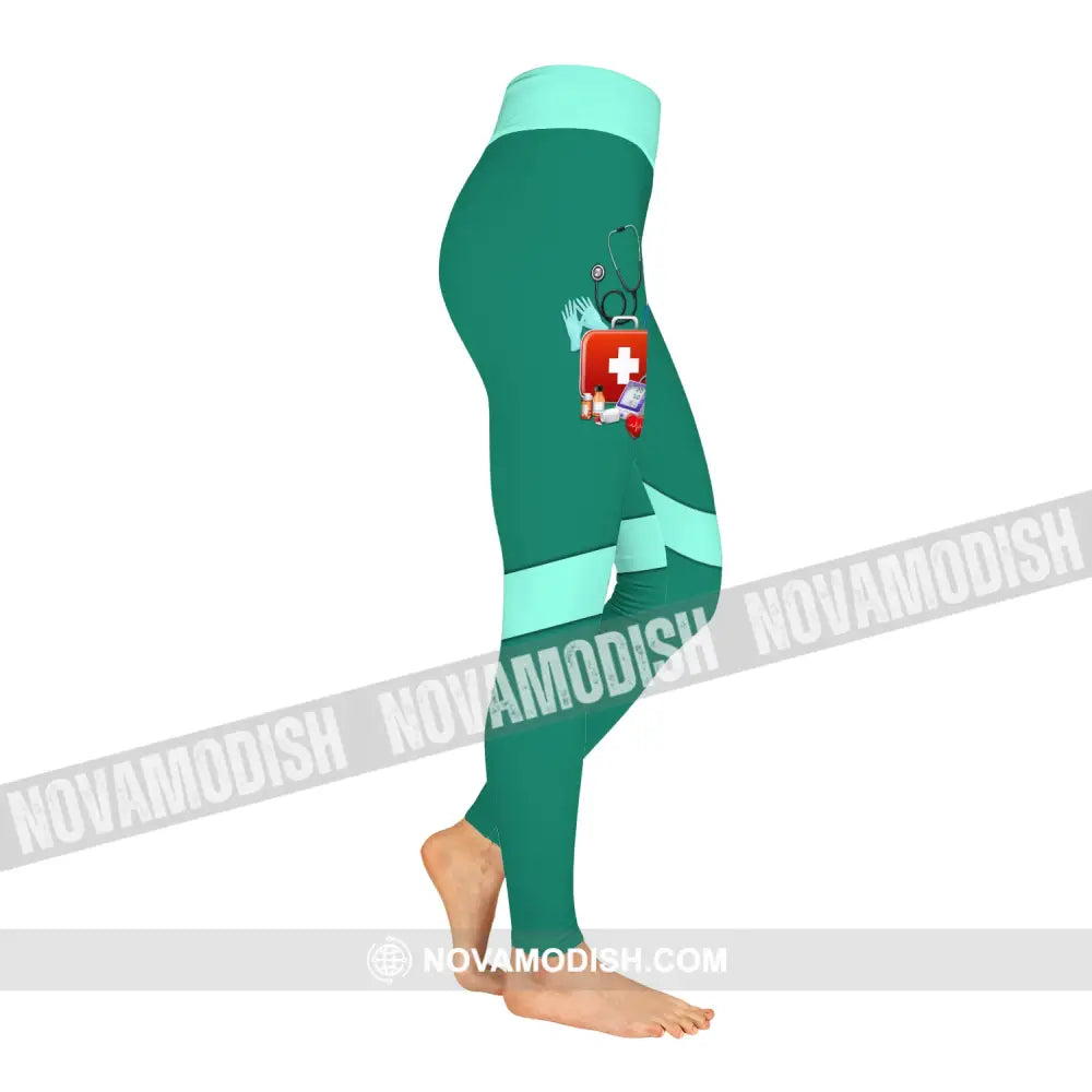 Women Clothing Nurse Sportwear Legging Pants For