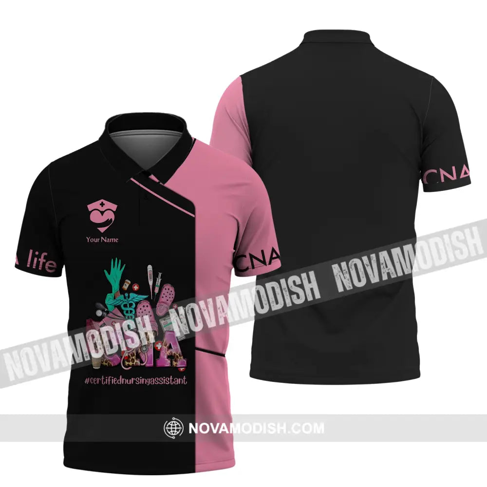 Women Shirt Cna Life T-Shirt For Nurses Polo / S