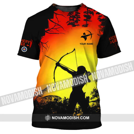 Women Shirt - Custom Archery Girl Lover Archery Player Shirt T-Shirt / S T-shirt