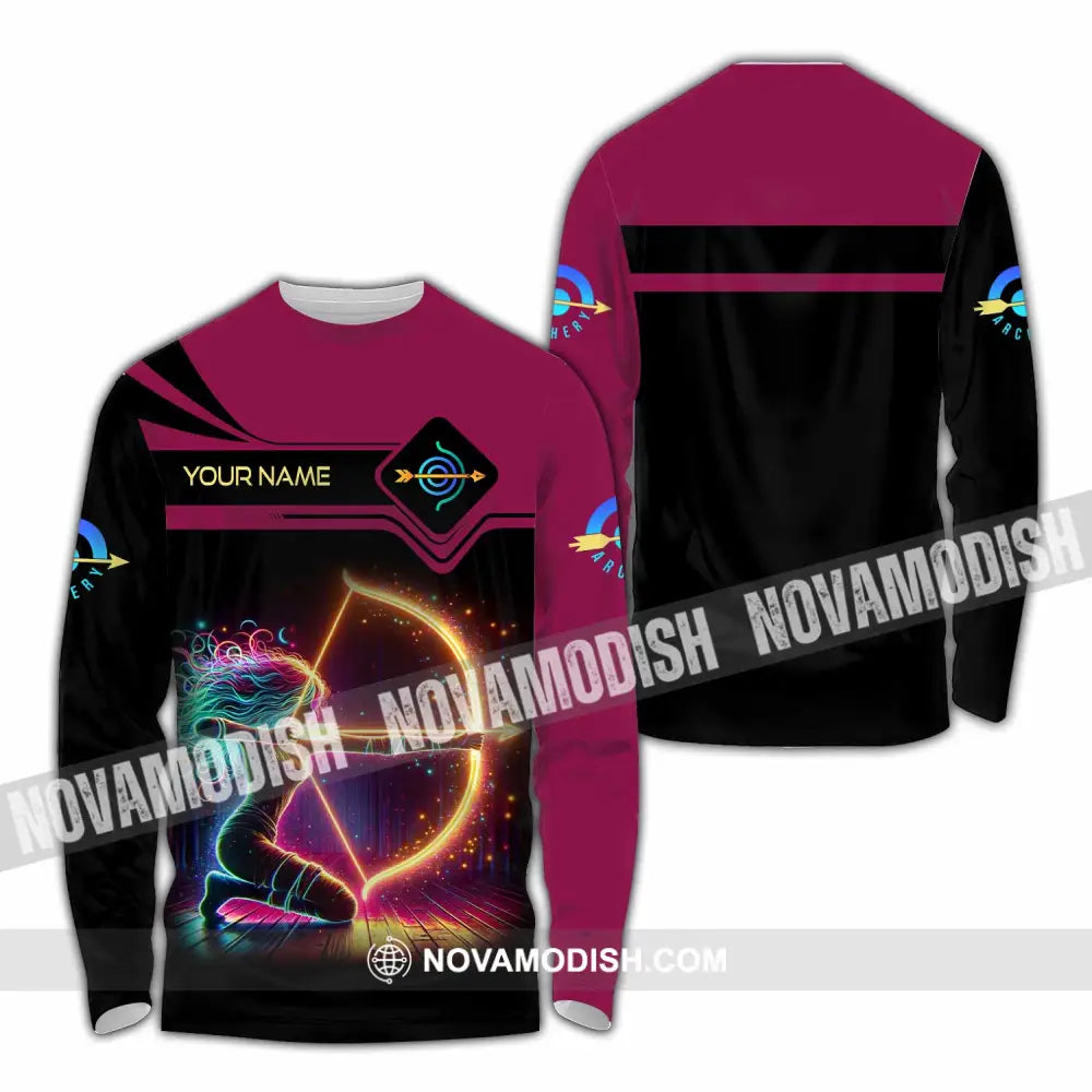 Women Shirt - Custom Archery Shirt Long Sleeve Shirt / S T-shirt