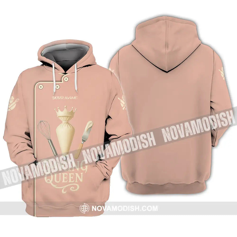 Women Shirt - Custom Baking Queen Shirt Hoodie / S T-shirt