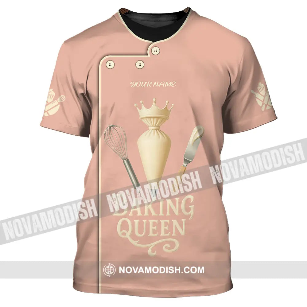 Women Shirt - Custom Baking Queen Shirt T-Shirt / S T-shirt