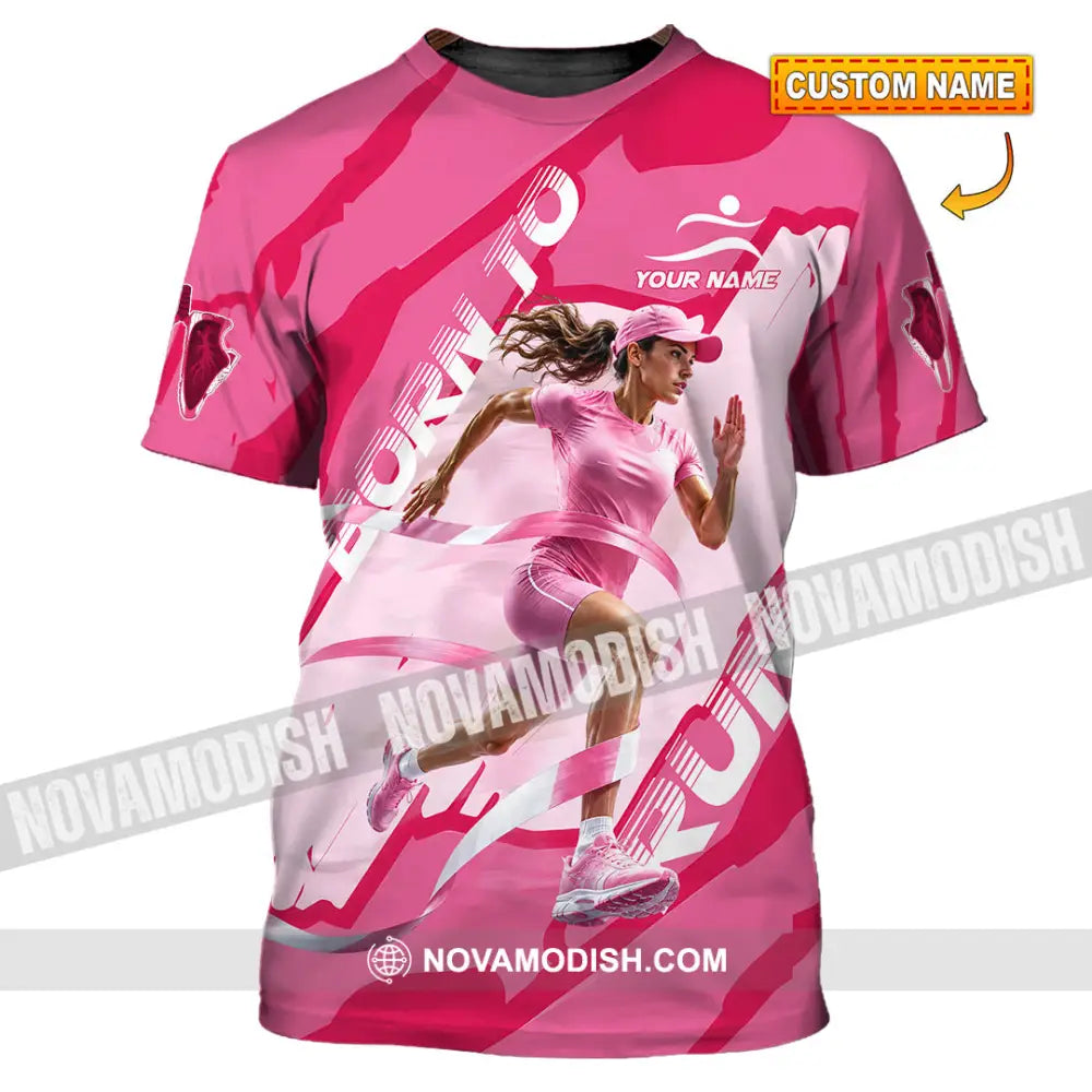 Women Shirt - Custom Born To Run Shirt - T-shirt