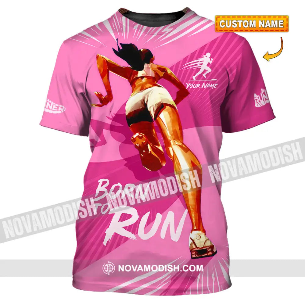 Women Shirt - Custom Born To Run Shirt - T-shirt