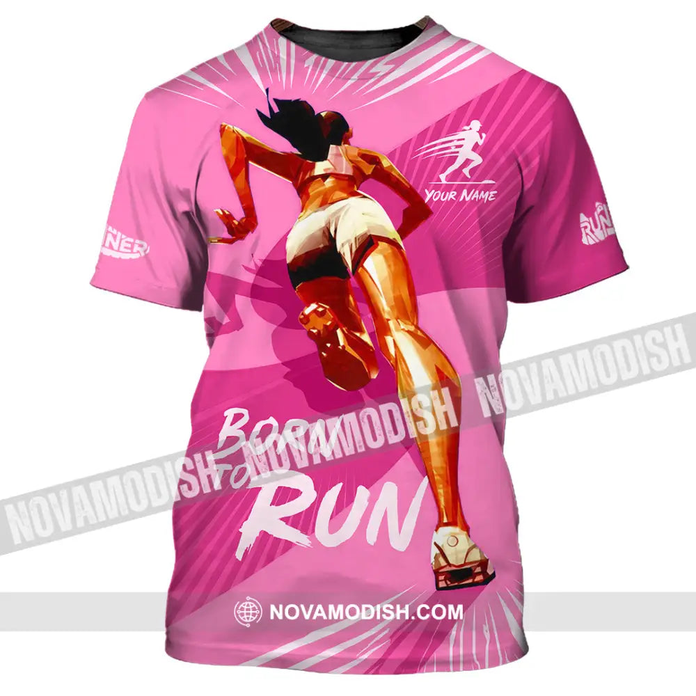 Women Shirt - Custom Born To Run Shirt - T-Shirt / S - T-shirt