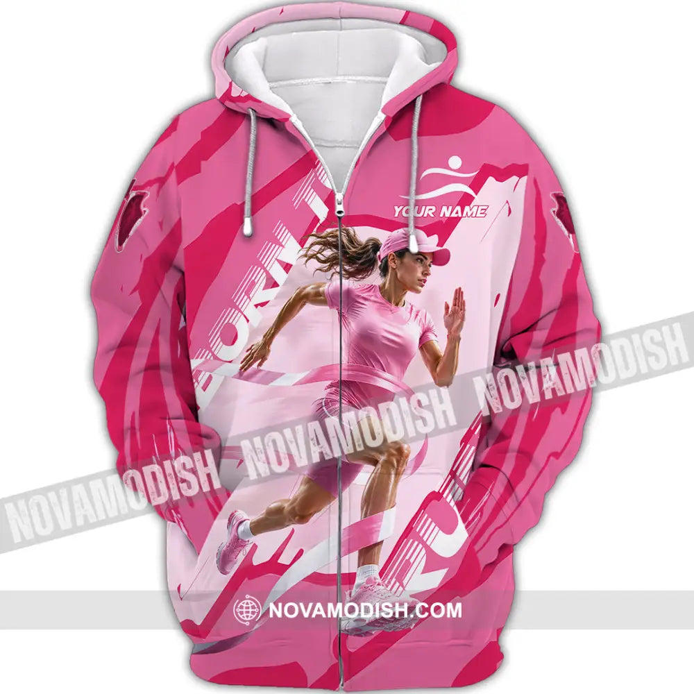 Women Shirt - Custom Born To Run Shirt - Zipper Hoodie / S - T-shirt