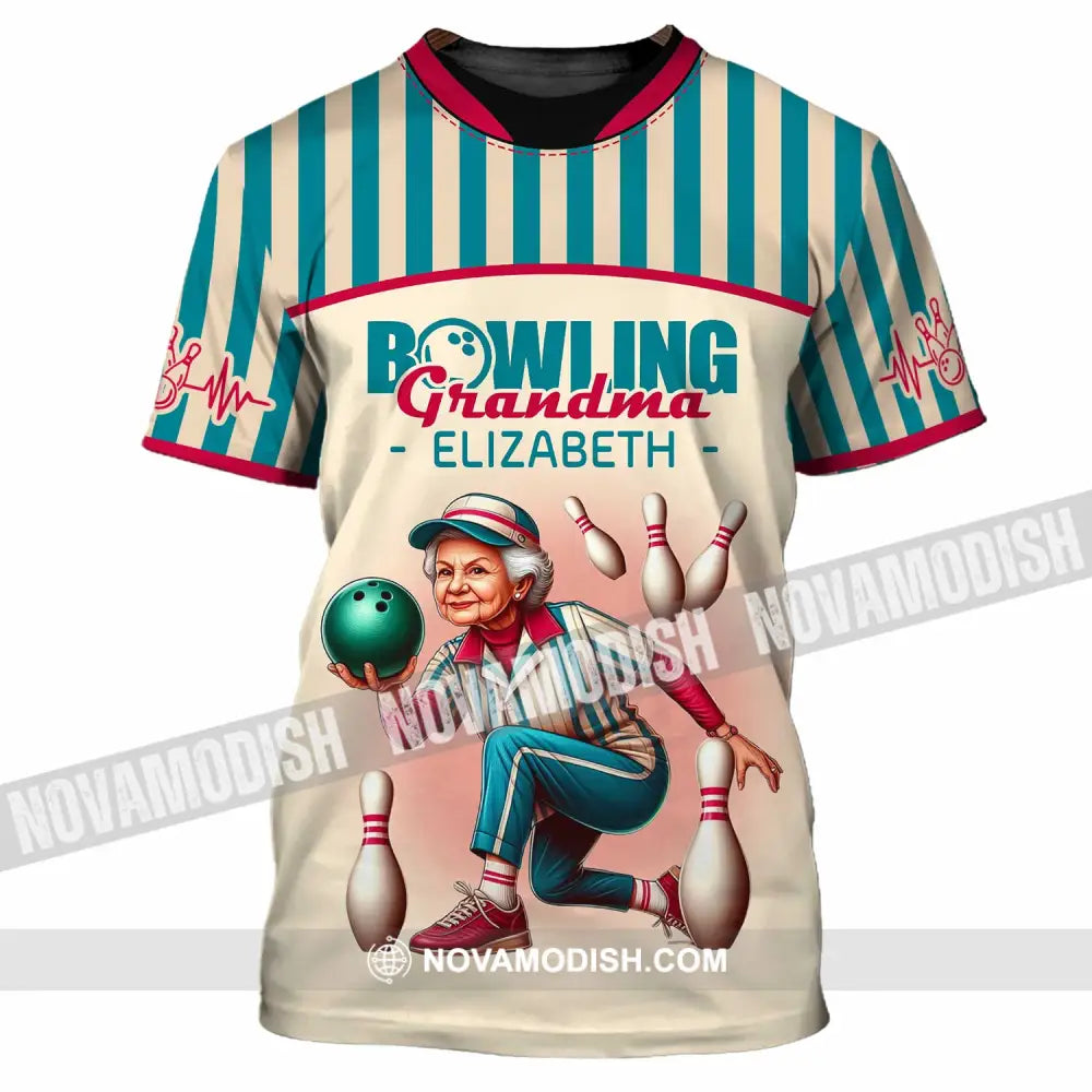 Women Shirt - Custom Bowling Grandma Shirt T-Shirt / S T-shirt